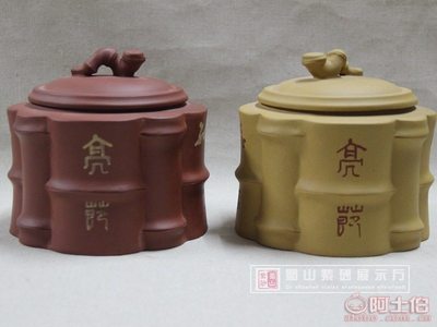 【蜀山紫砂廠家供應(yīng)清水泥四方節(jié)節(jié)高茶葉罐高檔會(huì)所茶館專用茶葉罐】宜興市蜀山石粉廠 - 產(chǎn)品庫